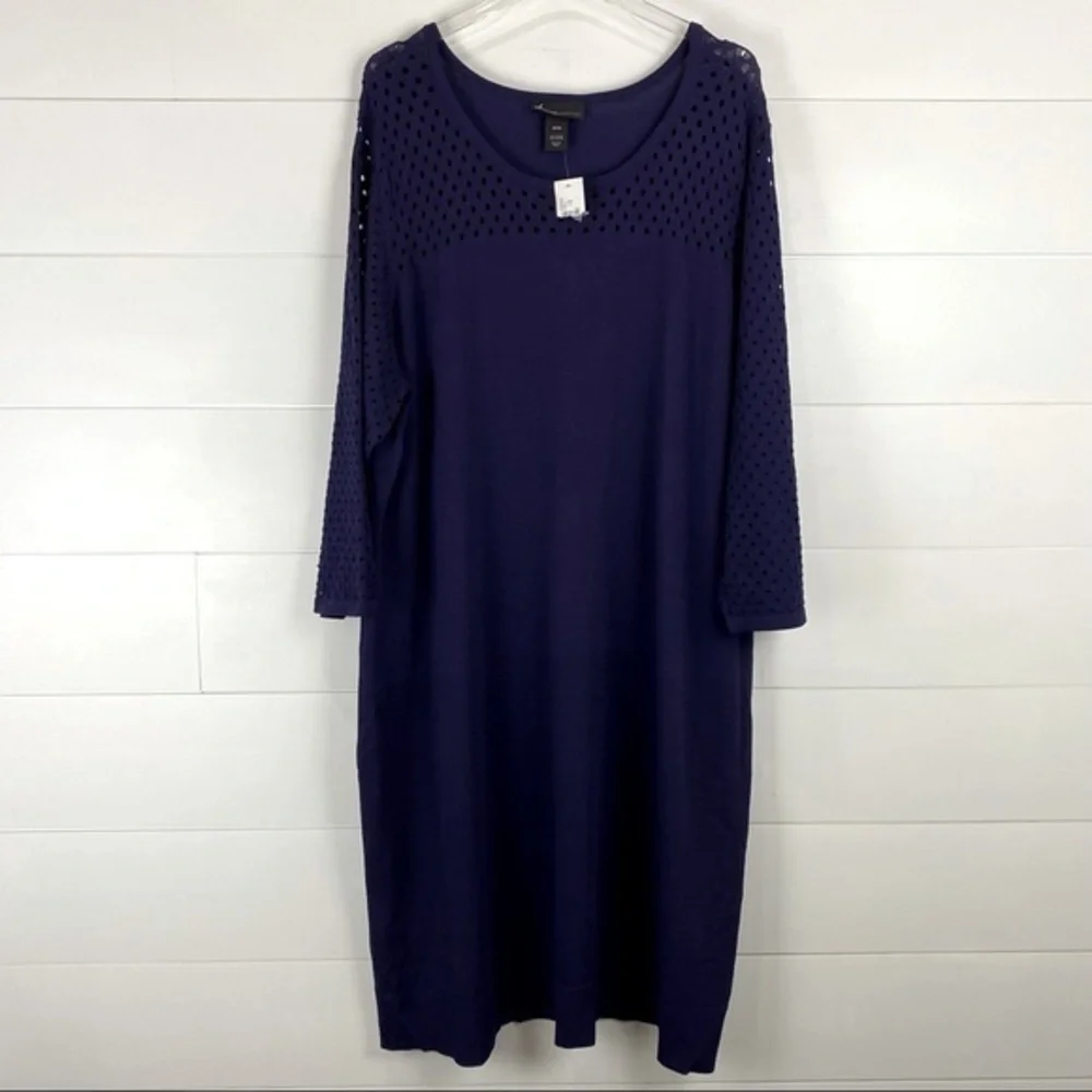 NEW Lane Bryant‎ 26/28 knit cutout dress